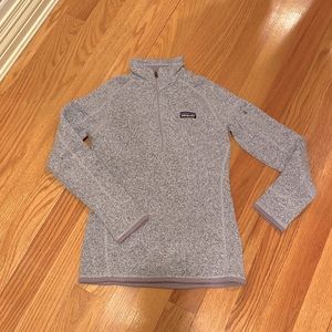 Patagonia purple quarter zip